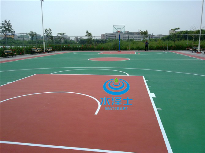 彈性丙烯酸籃球場