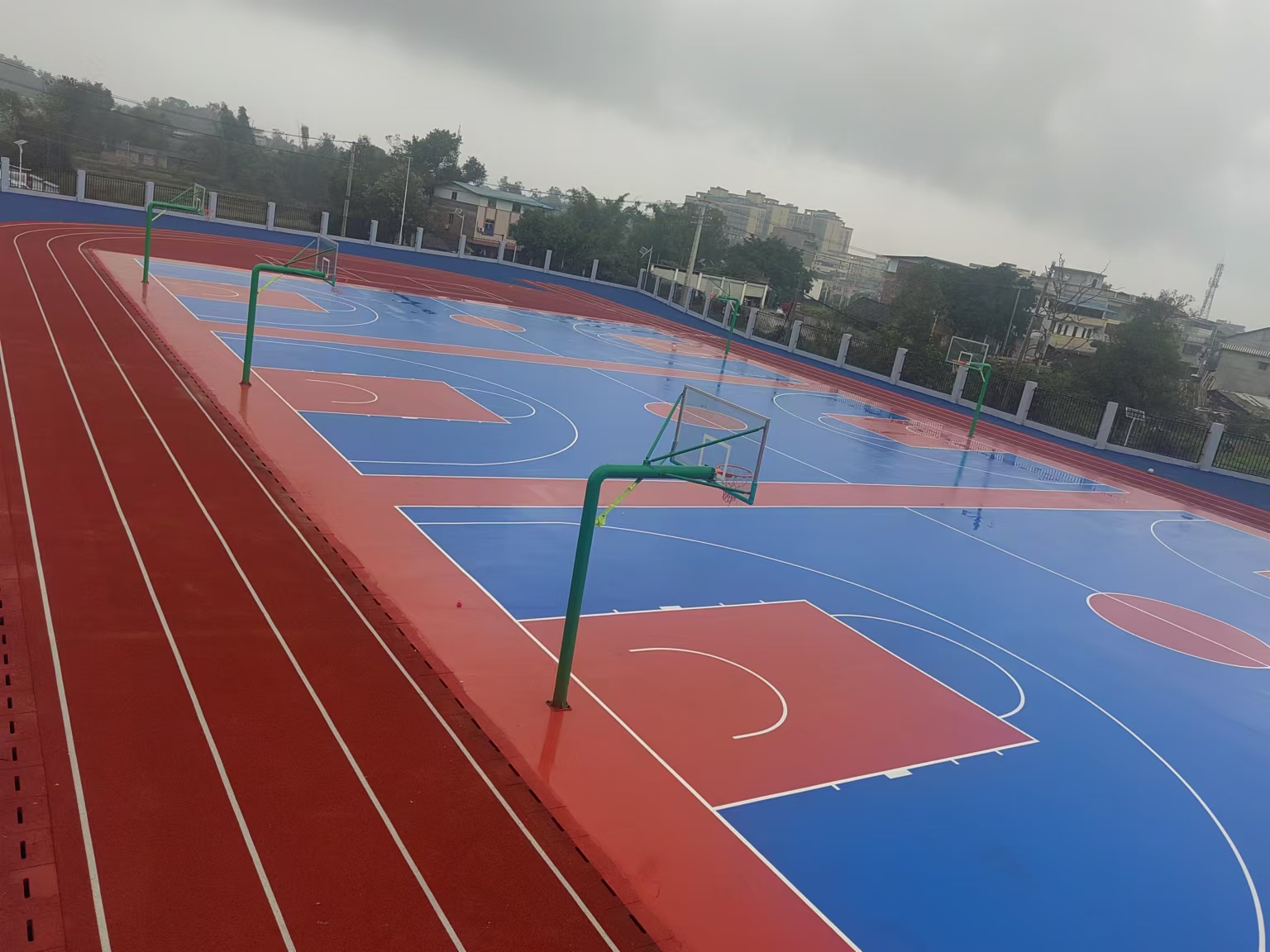 陜西硅PU球場材料能用于哪些場地？【德朝體育】