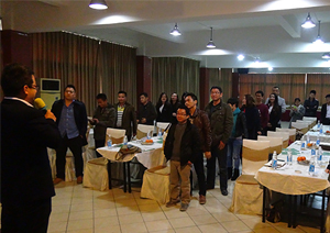 廣東德朝體育2016年經(jīng)銷商交流會(huì)現(xiàn)場(chǎng)互動(dòng)