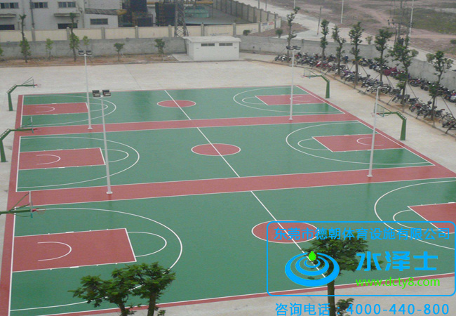 丙烯酸籃球場-德朝體育