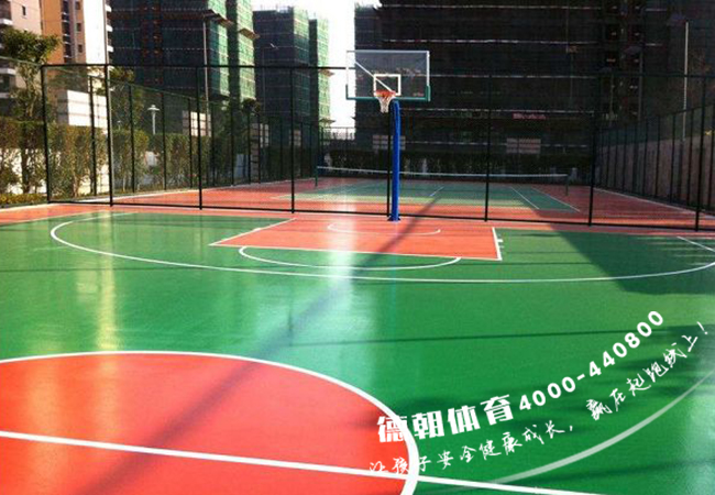 甘肅硅PU籃球場