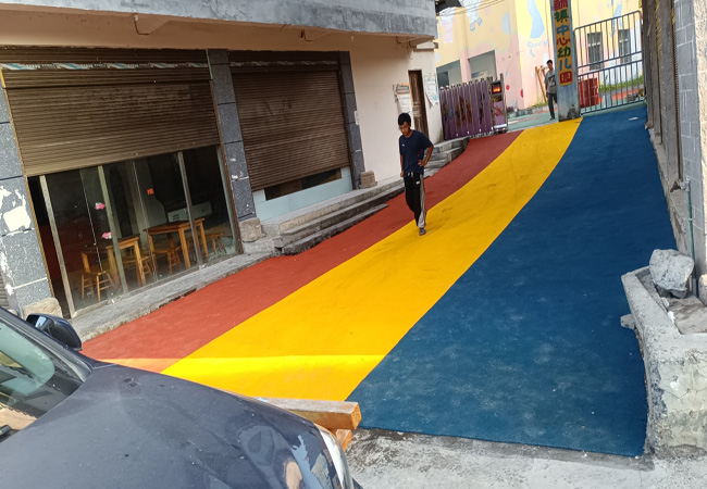 彩色EPDM塑膠跑道