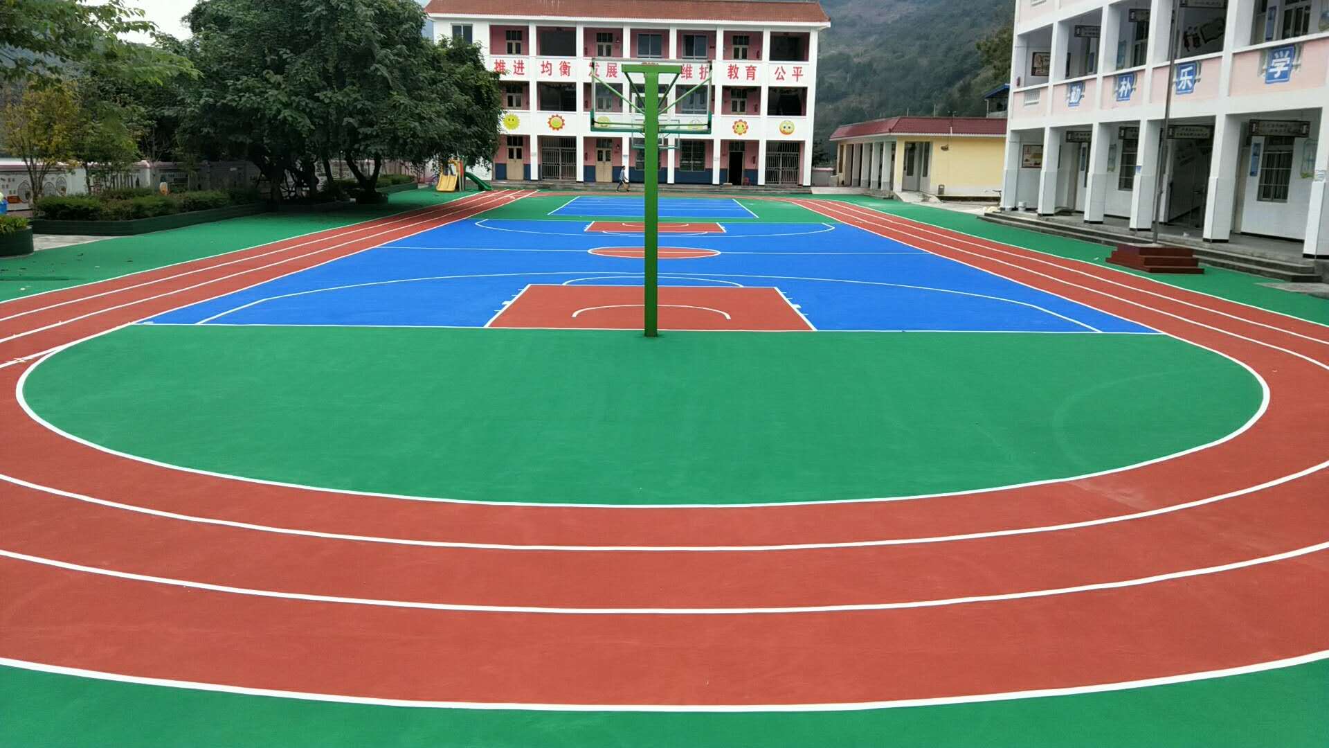 丙烯酸籃球場材料