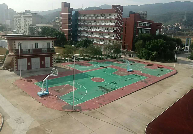 室外丙烯酸籃球場(chǎng)
