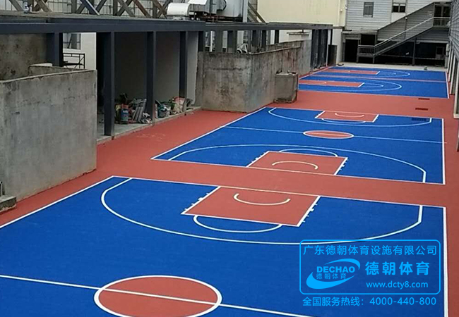 硅pu籃球場施工