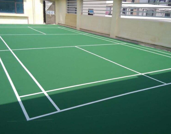 丙烯酸羽毛球場材料