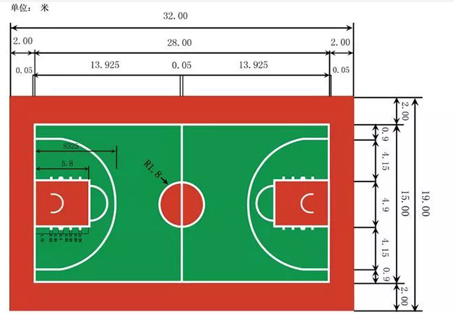 硅pu籃球場(chǎng)