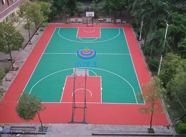 室外丙烯酸籃球場材料