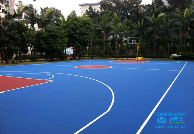 室外硅pu球場(chǎng)施工