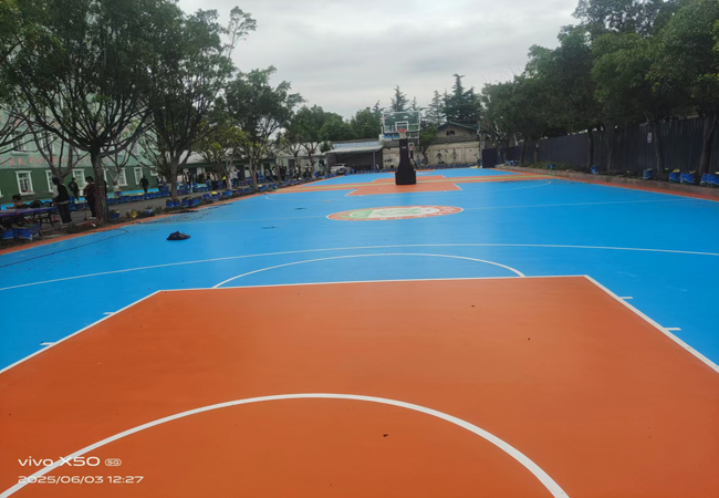四川硅PU籃球場(chǎng)