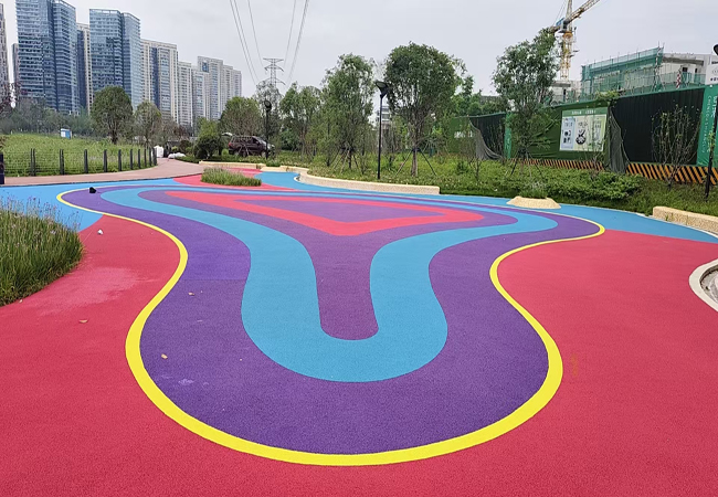 彩色EPDM塑膠跑道