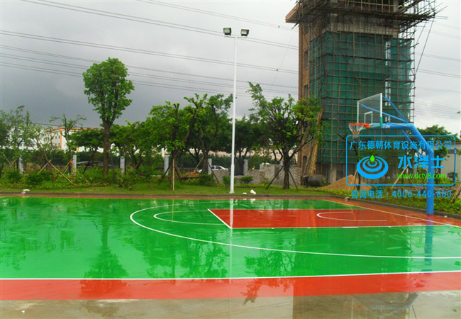 室外籃球場用硅PU球場材料好不好？