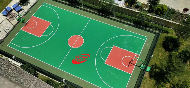 黑龍江硅pu籃球場