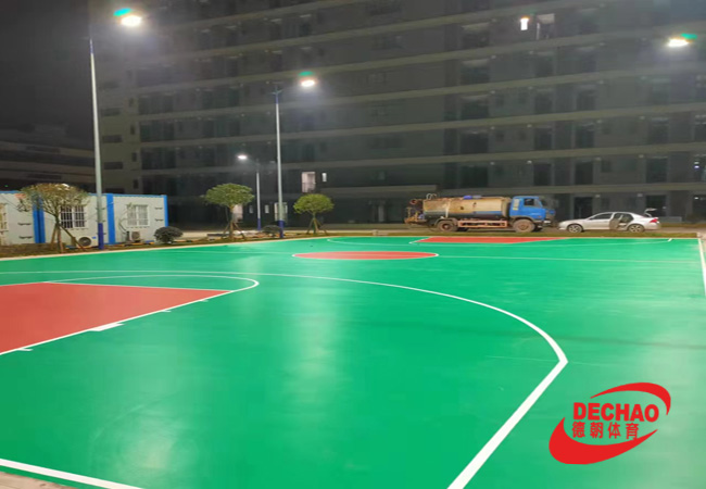 4mm硅PU籃球場