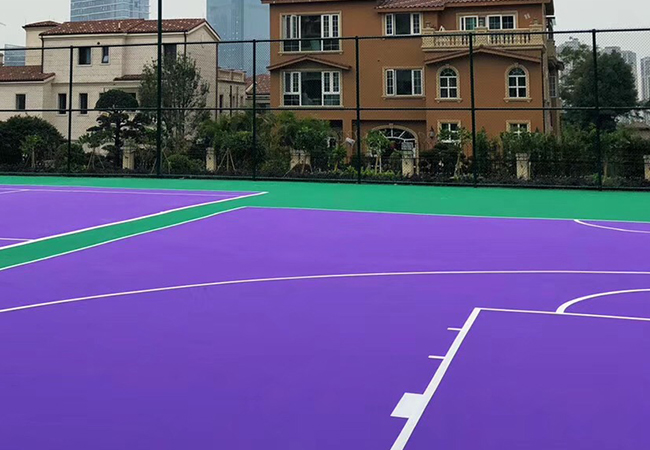 籃球場(chǎng)硅pu材料全解析!