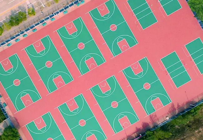 硅pu材料為什么是塑膠籃球場(chǎng)的不二之選？